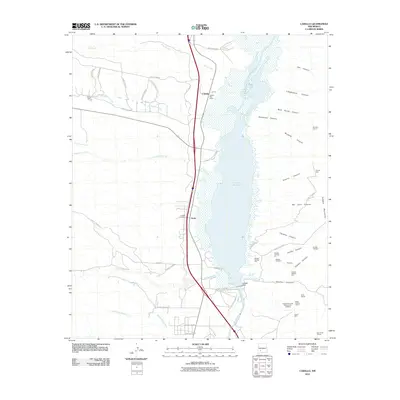 2010 Map of Caballo, 2010 Print