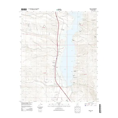 2013 Map of Caballo, 2013 Print