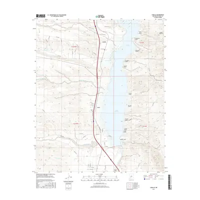 2017 Map of Caballo, 2017 Print