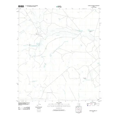 2010 Map of Caballos Creek, 2010 Print