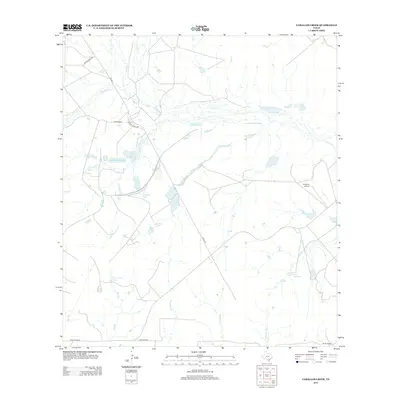 2013 Map of Caballos Creek, 2013 Print