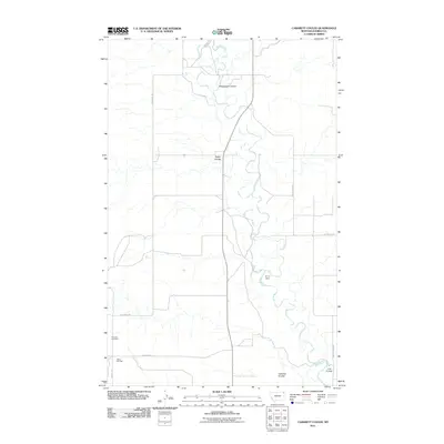 2011 Map of Cabarett Coulee, 2011 Print