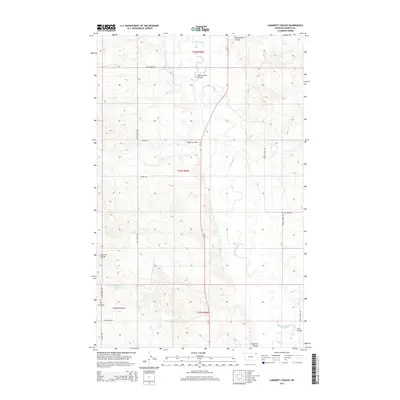 2014 Map of Cabarett Coulee, 2014 Print