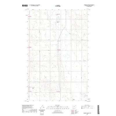 2020 Map of Cabarett Coulee, 2020 Print