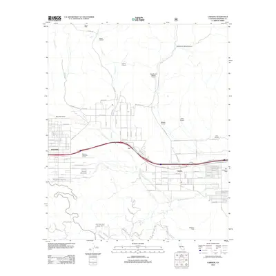 2012 Map of Cabazon, 2012 Print
