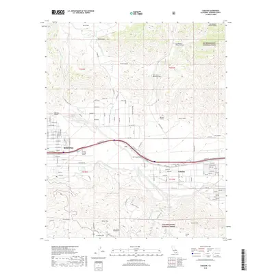 2018 Map of Cabazon, 2018 Print