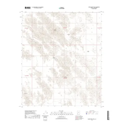 2018 Map of Cabeza Prieta Peak, 2018 Print