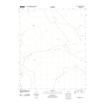 2010 Map of Cabezon Peak, 2010 Print