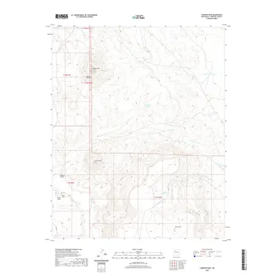 2020 Map of Cabezon Peak, 2020 Print