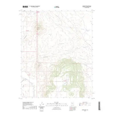 2023 Map of Cabezon Peak, 2023 Print