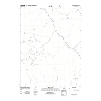 2011 Map of Cabin Creek, 2011 Print