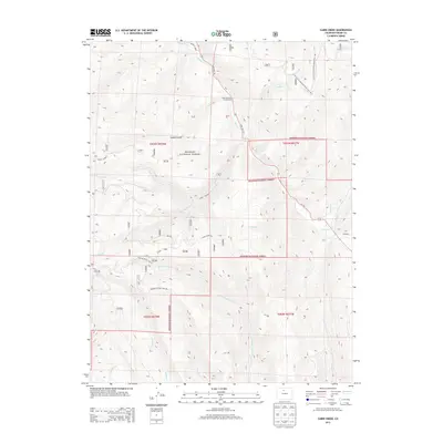 2013 Map of Cabin Creek, 2013 Print