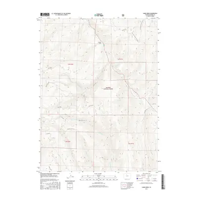 2016 Map of Cabin Creek, 2016 Print