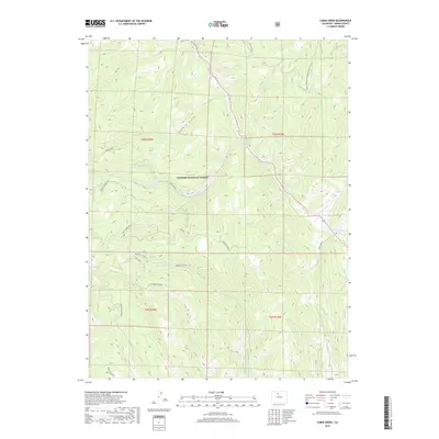 2019 Map of Cabin Creek, 2019 Print