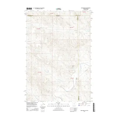 2015 Map of Cabin Creek NE, 2015 Print