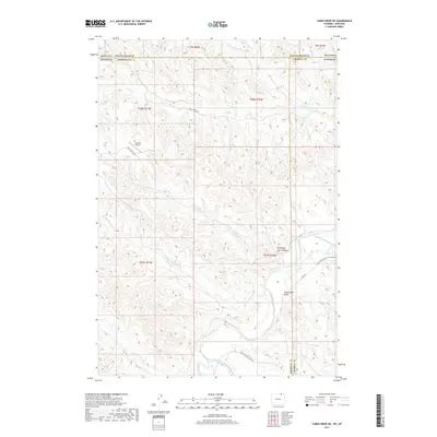 2017 Map of Cabin Creek NE, 2017 Print