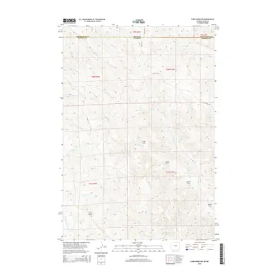2015 Map of Cabin Creek NW, 2015 Print