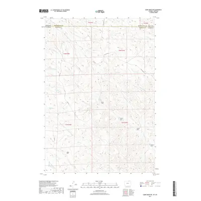 2017 Map of Cabin Creek NW, 2017 Print