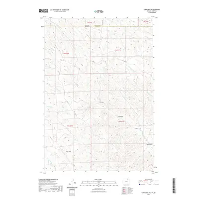 2021 Map of Cabin Creek NW, 2021 Print