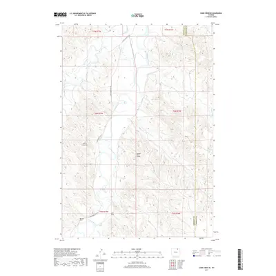 2017 Map of Cabin Creek SE, 2017 Print