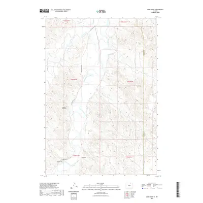 2021 Map of Cabin Creek SE, 2021 Print