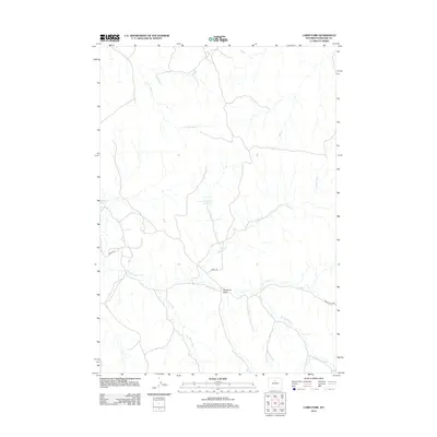 2012 Map of Cabin Fork, 2012 Print