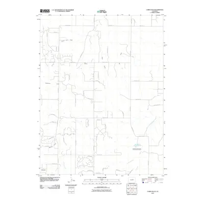 2010 Map of Cabin Gulch, 2010 Print