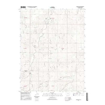 2016 Map of Cabin Gulch, 2016 Print