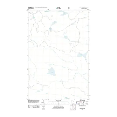 2011 Map of Cabin Lake, 2011 Print