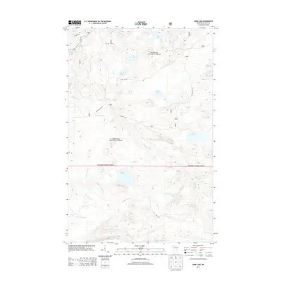2013 Map of Cabin Lake, 2013 Print