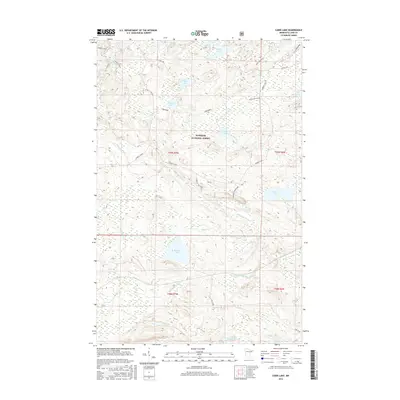 2016 Map of Cabin Lake, 2016 Print