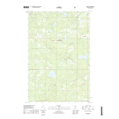 2019 Map of Cabin Lake, 2019 Print