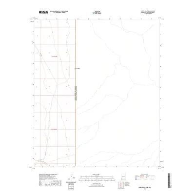 2023 Map of Cabin Wells, 2023 Print
