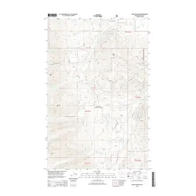 2014 Map of Cable Mountain, 2014 Print