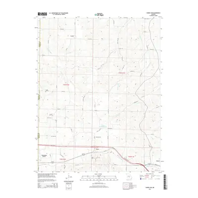 2015 Map of Cabool NW, 2015 Print