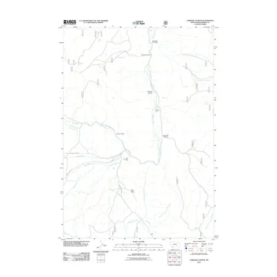 2011 Map of Caboose Canyon, 2011 Print