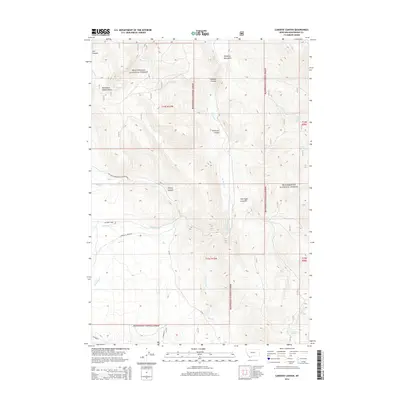 2014 Map of Caboose Canyon, 2014 Print