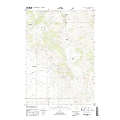 2017 Map of Caboose Canyon, 2017 Print