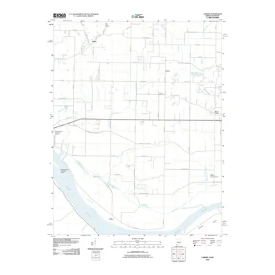 2010 Map of Caborn, 2010 Print