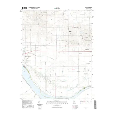 2016 Map of Caborn, 2016 Print