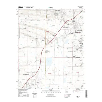 2014 Map of Cabot, 2014 Print