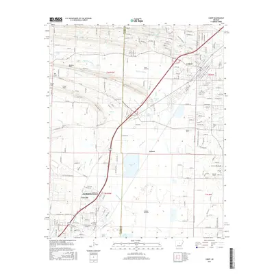 2017 Map of Cabot, 2017 Print