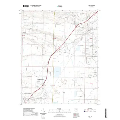 2020 Map of Cabot, 2020 Print