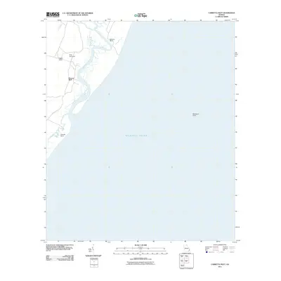 2011 Map of Cabretta Inlet, 2011 Print