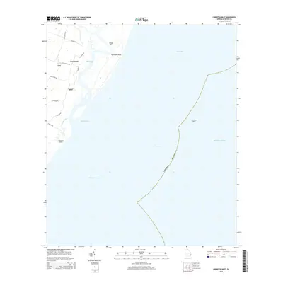2014 Map of Cabretta Inlet, 2014 Print