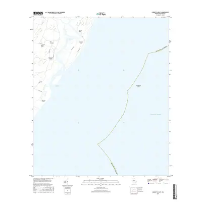 2017 Map of Cabretta Inlet, 2017 Print