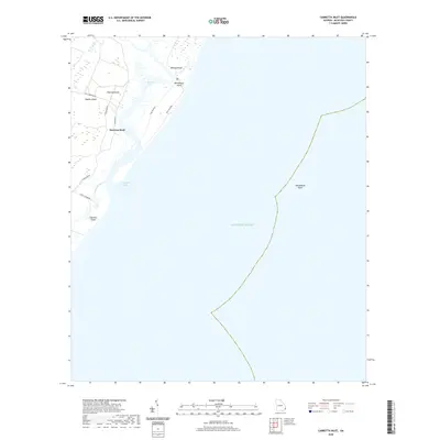 2020 Map of Cabretta Inlet, 2020 Print
