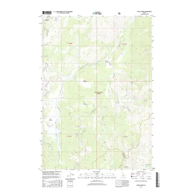 2017 Map of Cache Creek, 2017 Print