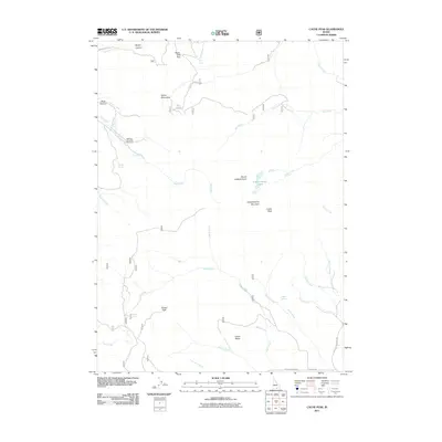 2011 Map of Cache Peak, 2011 Print