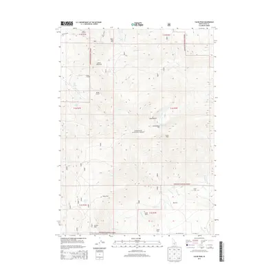2013 Map of Cache Peak, 2013 Print